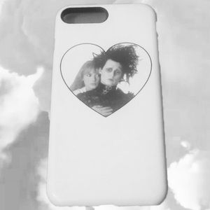 Edward Scissor Hands , Edward and Kim phone case.